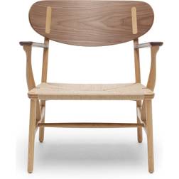 Carl Hansen & Søn CH22 Ek Valnöt Natur Fåtöljer Loungestol