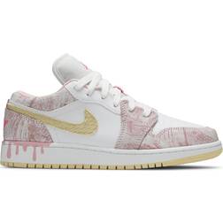 Nike Air Jordan 1 Low Strawberry Ice Cream GS - Arctic Punch/Pale Vanilla/White