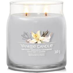 Yankee Candle Smoked Vanilla & Cashmere Grey Bougie Parfumée 368g