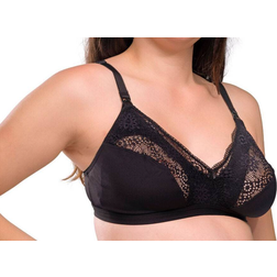 Carriwell Soft as Silk Nursing Bra Black