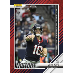 Panini America Davis Mills Houston Texans Parallel Instant NFL Week 18 Mills Closes Out Rookie Season with 3-Touchdown Passes Single Trading Card - Limited Edition of 99