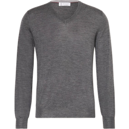 Brunello Cucinelli Cashmere Lithe Yarn Sweater - Dark Grey