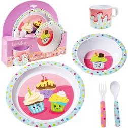 Bentology Mealtime Feeding Set 5pcs Cupcake