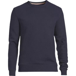 Lands' End Men's Serious Sweats Crewneck Sweatshirt - Strahlend Marine