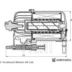 Blue Print Brændstof-filter ADBP230052