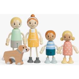 John Lewis Odney Wooden Doll's House Family Set