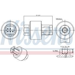 Nissens Pressure Switch Air Conditioning 301019