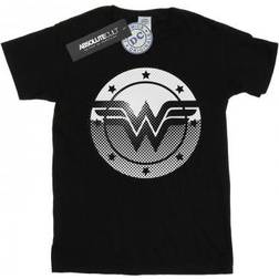 DC Comics Wonder Woman Spot Logo Boyfriend T-shirt - Black