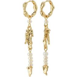 Pilgrim Niya Freshwater Earrings - Gold/Pearls