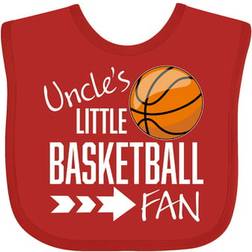 Inktastic Uncle's Little Basketball Fan Bib