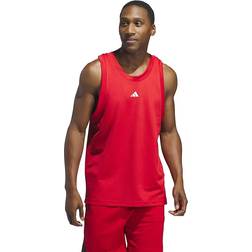 Adidas Basketball Legends Tank Top Better Scarlet Mens