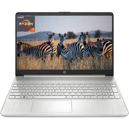 HP 2023 Newest 15.6" Laptop Computer, AMD Ryzen 7 5700U(Beats i7-1265U), 32GB RAM, 2TB SSD, HD Micro-Edge Display, 10H of Use, Full-Size KB, WiFi 6, Bluetooth, Windows 11 Home, Bundle with JAWFOAL