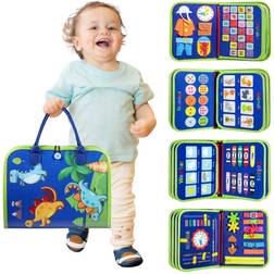 Winblo Toddler Busy Board Blue