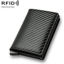 PopUp Pung Med RFID Beskyttelse - Black Carbon Fiber