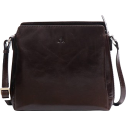 Adax Salerno Sia Shoulder Bag - Dark Brown