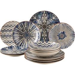 MÄSER Iberico Blue Tallriksset 12st