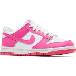 Nike Dunk Low GS - White/Laser Fuchsia