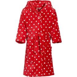 Playshoes Baby Flecce Bathrobe with Hood - Red