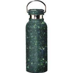 Beauty Rebels Bling Bling Bottle Forest Green Water Bottle 50cl