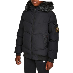 Zavetti Junior Paranetti Bomber Parka Jacket - Jet Black (4092062)