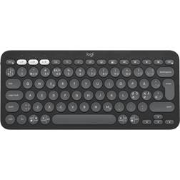 Logitech Pebble Keys 2 K380s Bluetooth LE QWERTY Nordique