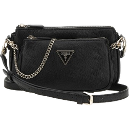 Guess Noelle Saffiano Mini Crossbody Bag - Black