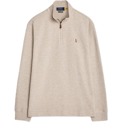 Polo Ralph Lauren Half Zip Sweatshirt - Beige