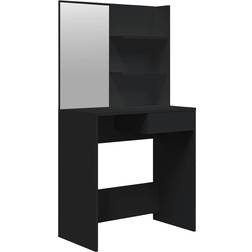 vidaXL 000802805 Black Toiletbord 40x74.5cm