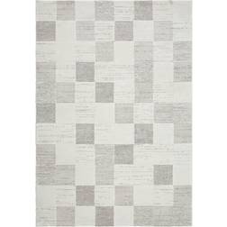 KM Carpets Bella Square Vit, Grå 160x230cm