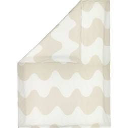 Marimekko Lokki Duvet Cover White, Beige (210x150cm)