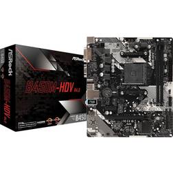 Asrock B450M-HDV R4.0 B450 mATX Scheda Madre