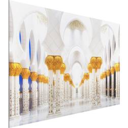 Klebefieber Mosque Gold Framed Art 60x40cm