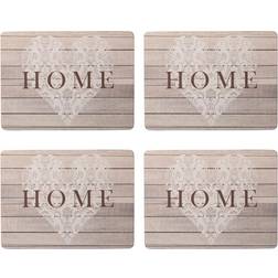 Everyday Home Everyday Of 4 Place Mat Brown, Yellow