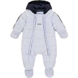 HUGO BOSS Baby Boy's Monogram Snowsuit - Light Blue