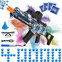 JIFTOK Electric High Speed Automatic Splatter Gel Ball Blaster with 40000+ & Goggles