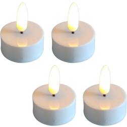 Veli Line Tea Light White LED-ljus 5cm 4st