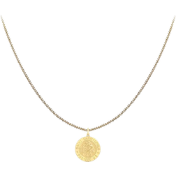 IBB St Christopher Pendant Necklace - Gold