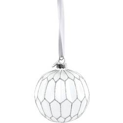 Lene Bjerre Navina Bauble White Christmas Tree Ornament 8cm