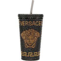 Versace Crystal Medusa Travel Cup Black Thermobecher