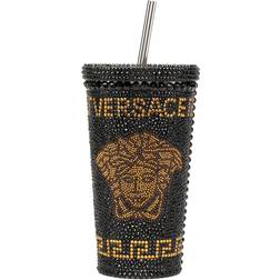 Versace Crystal Medusa Travel Cup Black Travel Mug