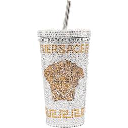 Versace Crystal Medusa Travel Cup White Travel Mug