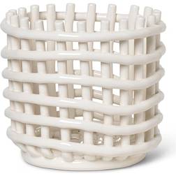 ferm LIVING Braided Off White Korg 16cm 16cm