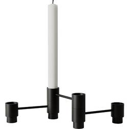 Nichba Structure Black Candlestick 7cm