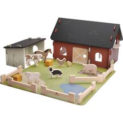 Micki 21 Stück Puppenhaus CE-zertifiziert 220x400x250 mm 3 Jahre bunt