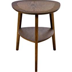 Intarsia Furniture Heart Olieret Røgbejdset Eg Småbord 52cm