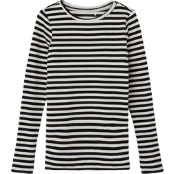 Name It Bluse Noos NkfSuraja Black/Stripe Jahre 116 Bluse