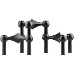 STOFF Nagel Zinc Black Ljusstake 6.9cm 3st