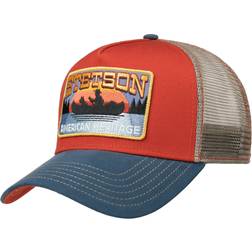 Stetson Canoe Trucker Cap - Blue/Red