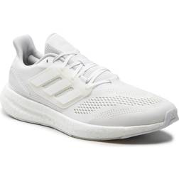 adidas Pureboost Ftwwht/ftwwht/crywht, Male, Sko, Løbesko, Løb, Hvid