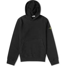 Stone Island Junior Hooded Sweatshirt - Black (61620-V0029)